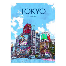 Poster de voyage Tokyo