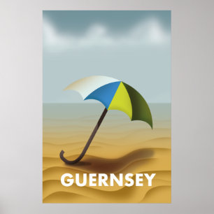 Poster de voyage vintage Guernesey