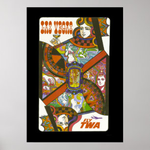 Poster de voyage vintage Las Vegas