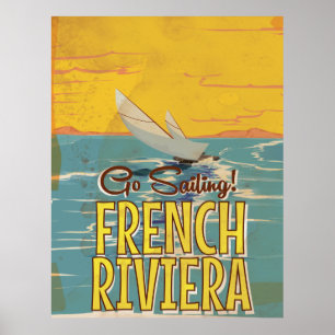 poster de voyage vintage Riviera