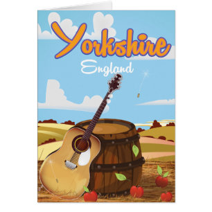 poster de voyage vintage Yorkshire