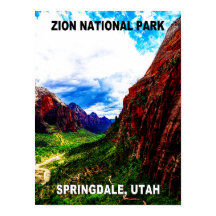 Poster de voyage Zion NP