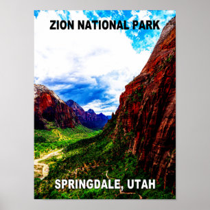 Poster de voyage Zion NP