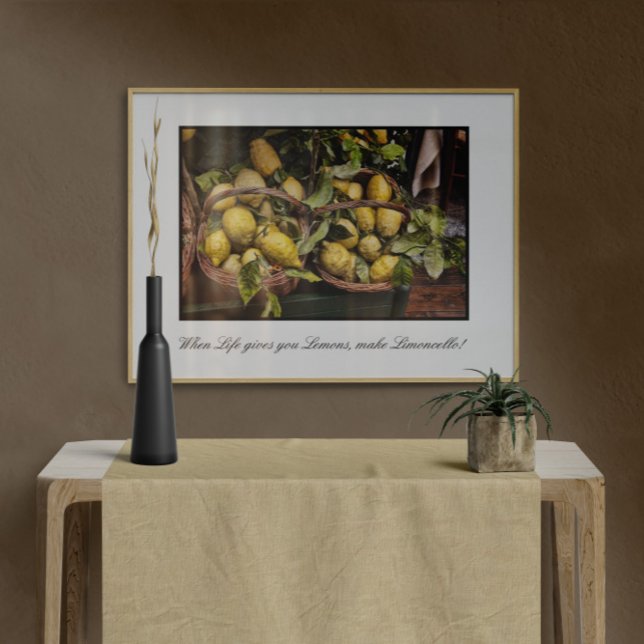 Poster de When Life Gives You Lemons Make Limoncel (Créateur téléchargé)