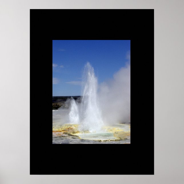 Poster de Yellowstone Geysers (Devant)
