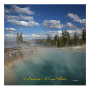 Poster de Yellowstone Lake Thumb Geyser