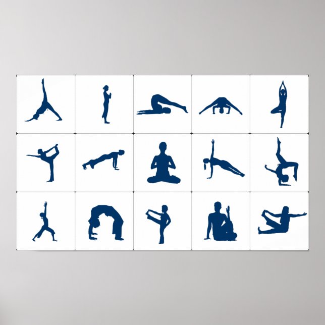 Poster de yoga (Devant)