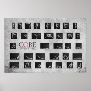 Poster de yoga Core 26