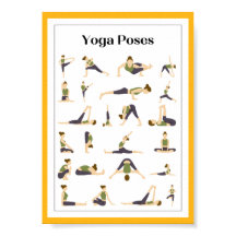 Poster de Yoga Pick a Pose Brain Break Poster (Jau