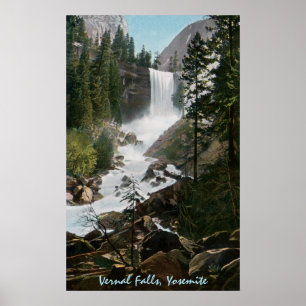 Poster de Yosemite Vintage de Vernal Falls