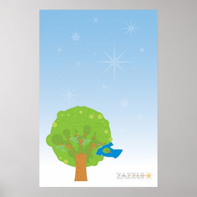 Poster de Zazzle Tree (Devant)