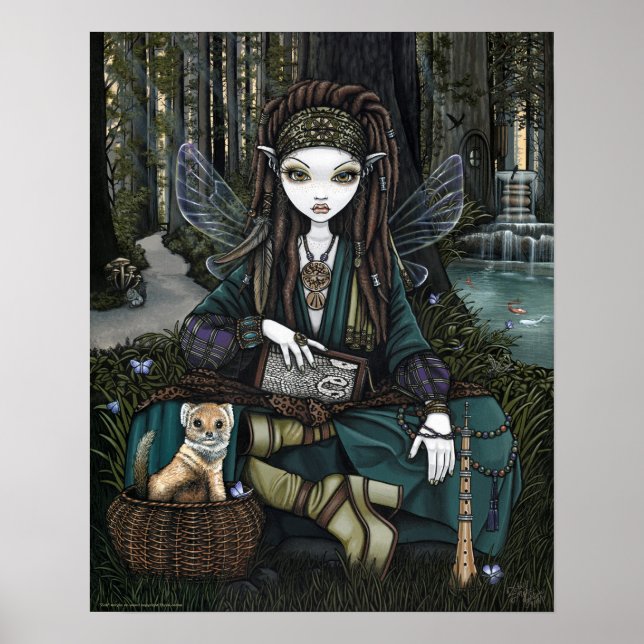 Poster de Zoti Woodland Forest Fairy Awen Soothsay (Devant)