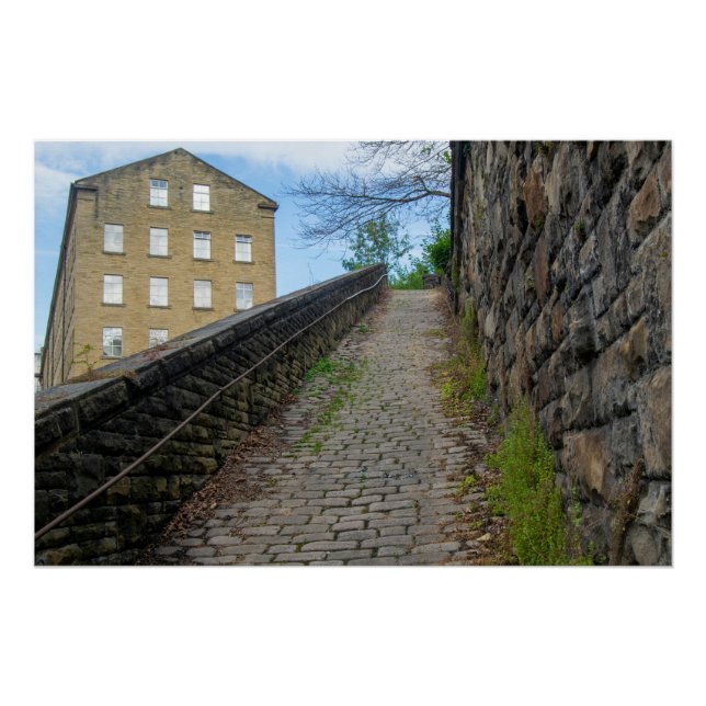 Poster Dean Clough Cobblestone Climb - Spirit de Brandt (Devant)