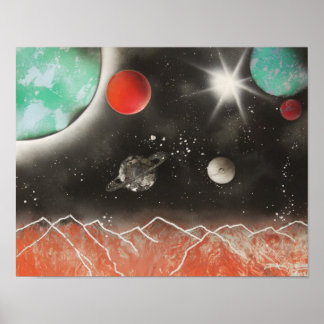 Poster "Death Star" / Artiste : Ben Anders