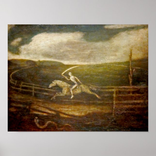 Poster Décès sur un cheval pâle [La piste de course] par  (Devant)