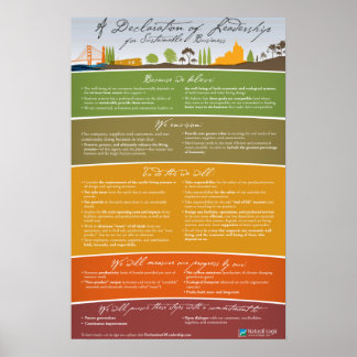 Poster Déclaration de leadership
