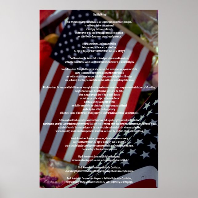 Poster Déclaration des droits (Devant)