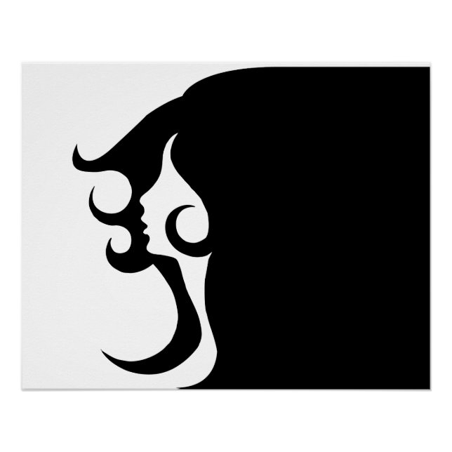 Poster Deco mod woman (Devant)