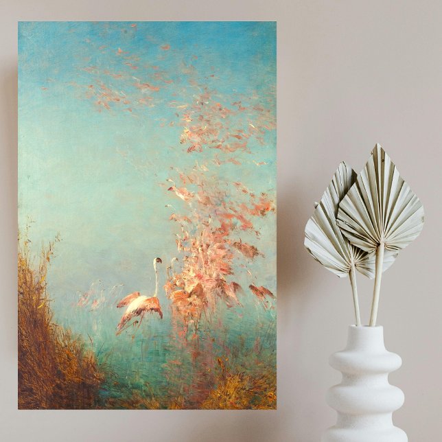 Poster Décollage de Flamants roses, Étang de Vaccarès (Créateur téléchargé)