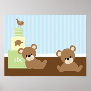 Poster Décor Brown pour enfants