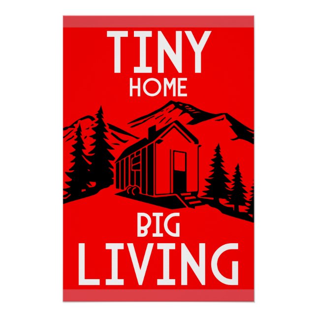 Poster Décor Et Vêtements De Maison Minuscule (Devant)