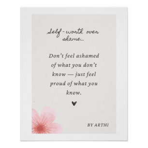 Poster Décor mural motivant