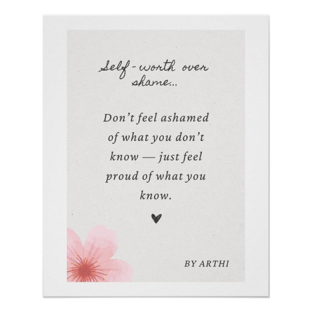 Poster Décor mural motivant (Devant)