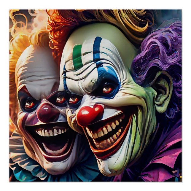 Poster Découvrez la magie des Clowns Déplaisants (Devant)