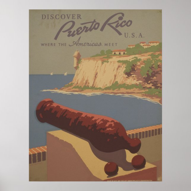 Poster Découvrez Porto Rico (Devant)