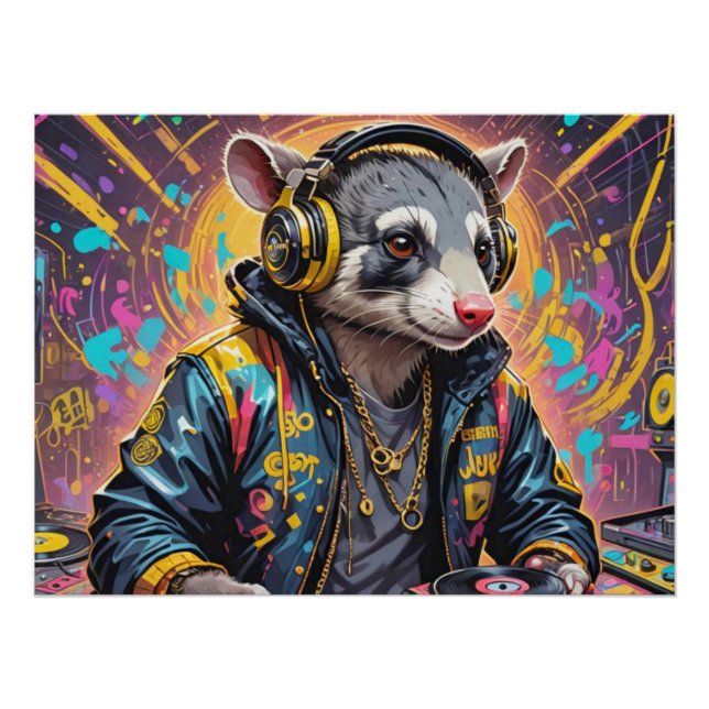POSTER DEE JAY OPOSSUM 8 (Devant)