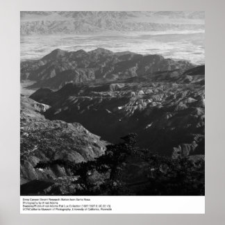 Poster Deep Canyon Desert Research Station par Ansel Adam