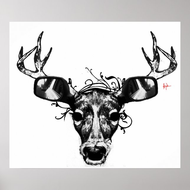 Poster "Deer John" (Devant)