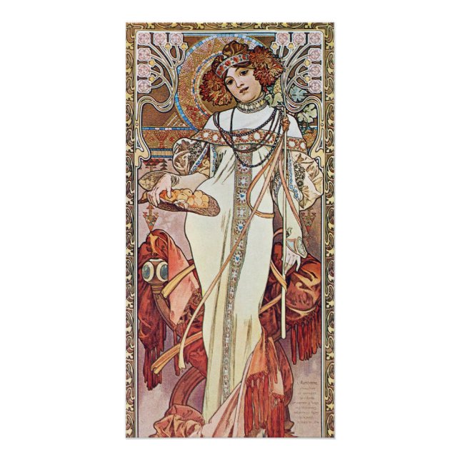 Poster Déesse Art Nouveau (Devant)