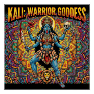 Poster Déesse guerrière Kali