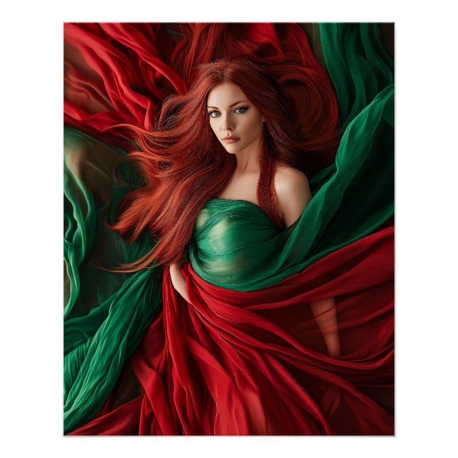 Poster Déesse rouge (Devant)