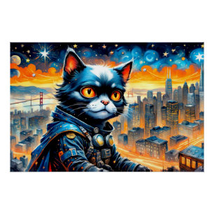 POSTER DÉFENDEUR DE LA NUIT
