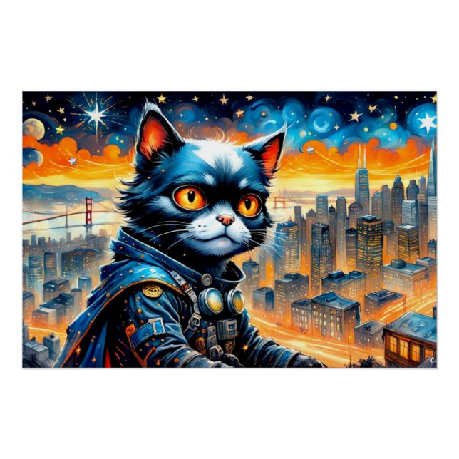 POSTER DÉFENDEUR DE LA NUIT (Devant)