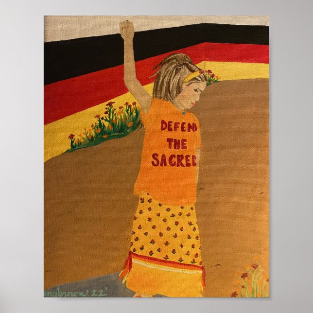 Poster "Défendre Le Sacré" (Devant)