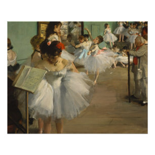 Poster Degas Classe Danse Danseurs de ballet Ballerina Ar