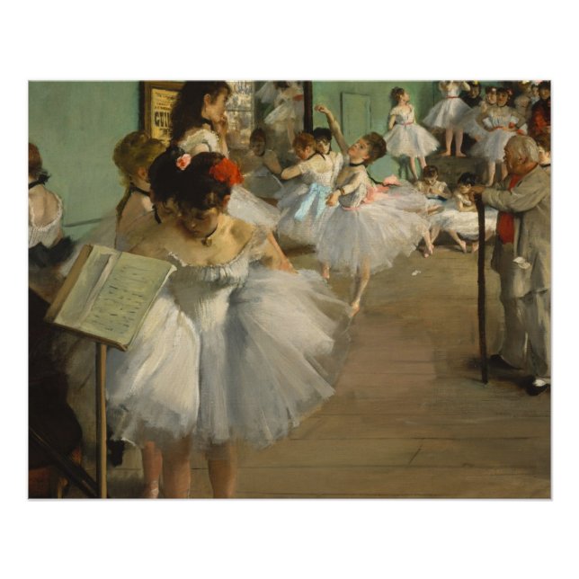 Poster Degas Classe Danse Danseurs de ballet Ballerina Ar (Devant)