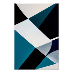 Poster Dégradants géométriques