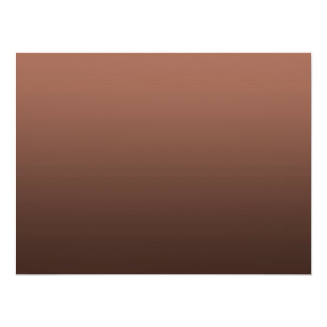 Poster Dégradé Mocha - foncé à clair | Humeurs saisonnièr (Devant)