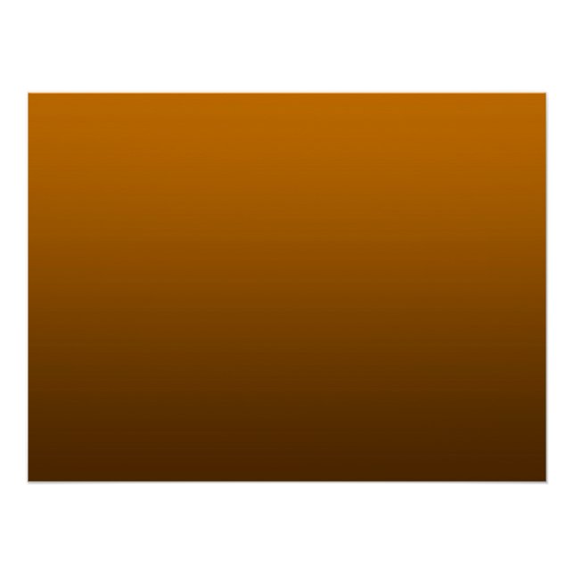 Poster Dégradé Orange - foncé à clair | Fond d'ambiance| (Devant)