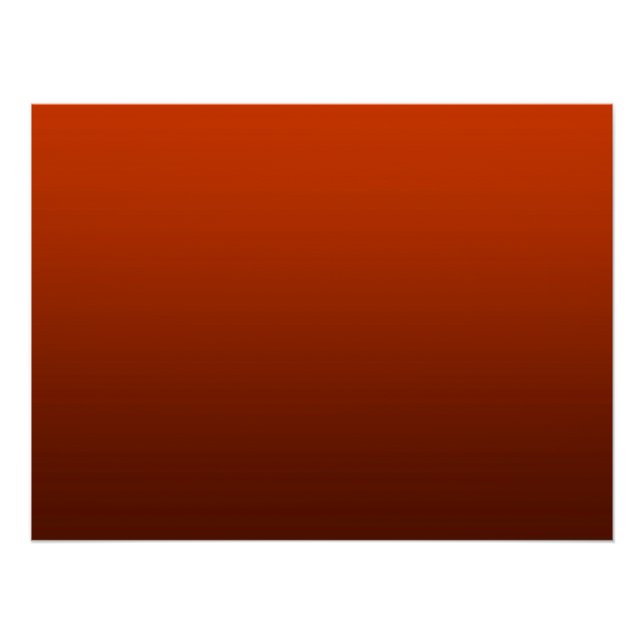 Poster Dégradé Rouge - foncé à clair | Fond d'ambiance | (Devant)
