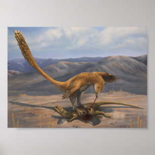 Poster Déinonychus Prey Resserts Imprimer