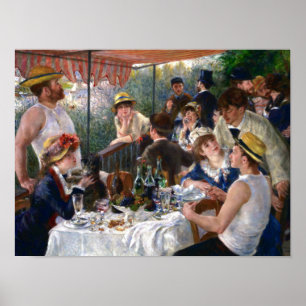 Poster Déjeuner de la fête nautique par Renoir