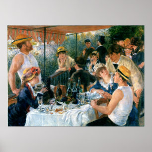 Poster Déjeuner de Renoir de la fête nautique (1881)