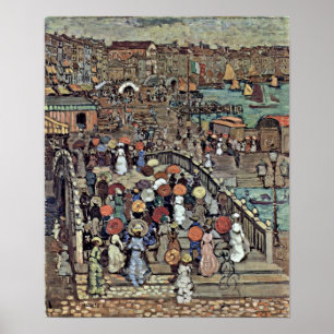 Poster Della Paglia de Maurice Brésil Prendergast - de