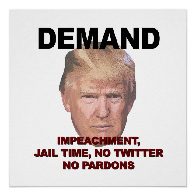 Poster Demande D'Imputation, Prison, Pas De Twitter, Pas  (Devant)