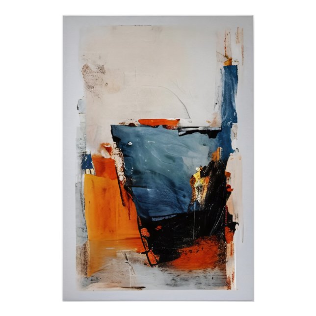 Poster Demi-verre complet - Métaphore Abstraite (Devant)